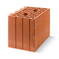 Блок доборный керамический поризованный POROMAX-280-1/2D