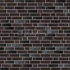 Кирпич клинкерный ABC Klinker Hamburg schwarz-blau-bunt glatt NF