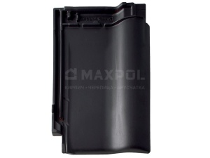 Черепица керамическая Braas Рубин 9V Антрацит