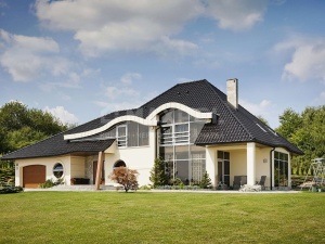 Черепица керамическая Braas Рубин 13V Антрацит