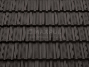 Черепица керамическая Braas Гранат 11V Антрацит