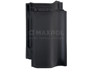 Черепица керамическая Braas Рубин 13V Антрацит