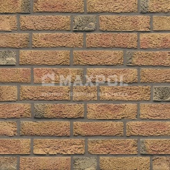 Кирпич ручной формовки Muhr Verblender E4 Gelbbronze Bunt Geflammt WFD