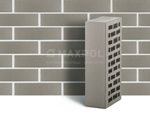 Кирпич керамический ЛСР Серый 1НФ гладкий