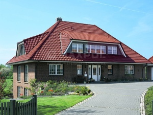 Черепица керамическая Braas Рубин 11V Медный