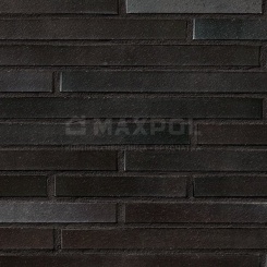 Кирпич клинкерный ABC Klinker Hamburg schwarz-blau-bunt LF