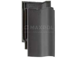 Черепица керамическая Braas Агат 14 Антрацит