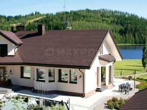 Черепица мягкая KATEPAL Foxy Коричневый однослойная Черепица мягкая KATEPAL Foxy Коричневый однослойная