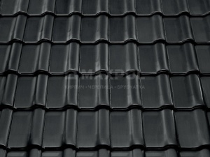 Черепица керамическая Braas Рубин 9V Антрацит