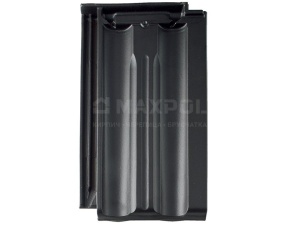 Черепица керамическая Braas Гранат 11V Антрацит