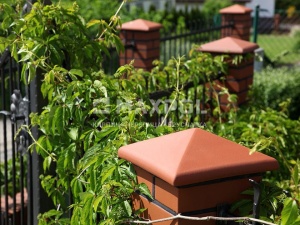 Оголовок для забора ZG-Klinkier Red C30 Оголовок для забора ZG-Klinkier Red C30