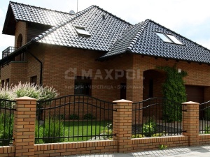 Оголовок для забора ZG-Klinkier Yellow C38 Оголовок для забора ZG-Klinkier Yellow C38